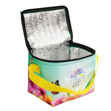 Small colorful insulated cooler