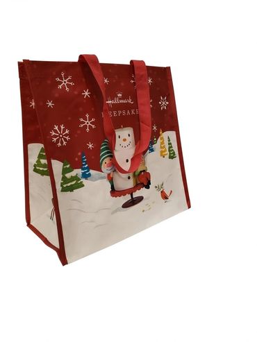 Christmas Santa themed tote bag