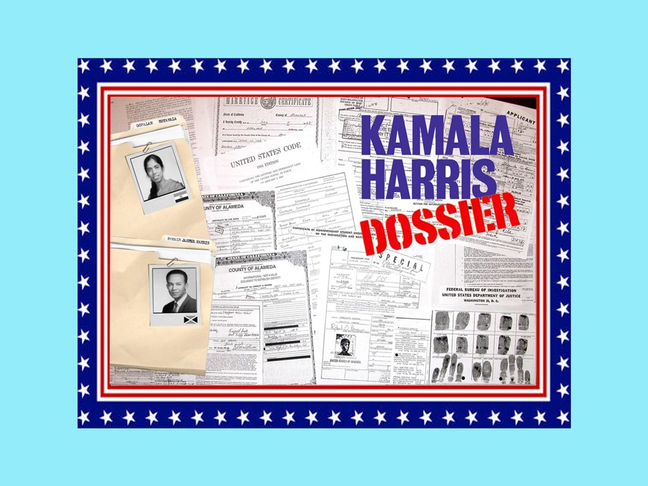 Kamala Kancel project. Kamala Harris dossier.