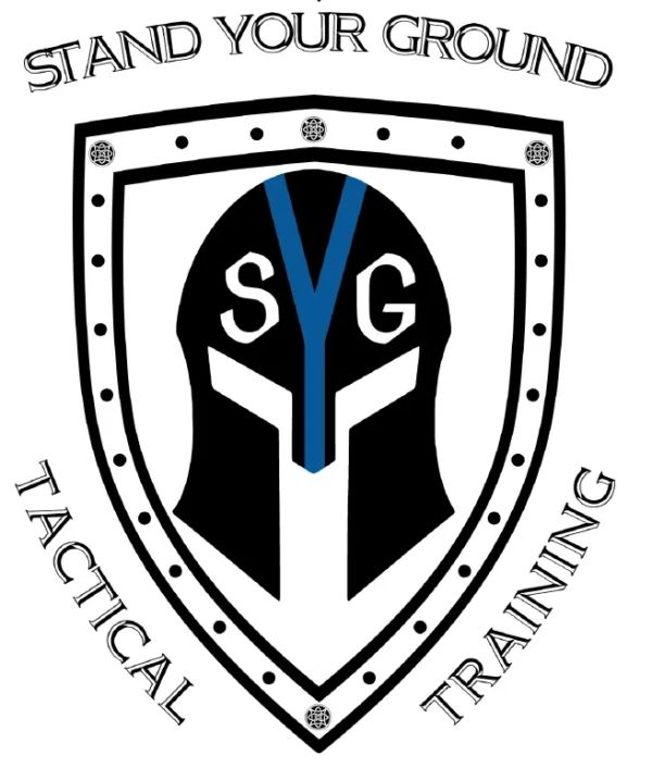 Logo of Stand Your Ground Tactical Training.