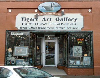 Tigert Art Gallery and custom framing shop