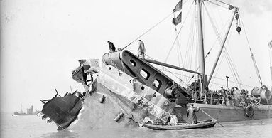 Salvages that stayed at the Three Cups during the raising of HMS Gipsy in March 1943.