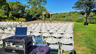 wedding ceremony sound speakers microphone battery powered couple wireless family