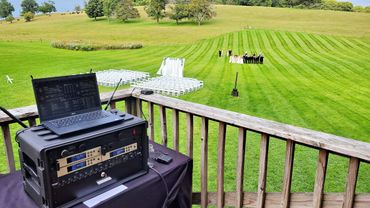 wedding ceremony sound speakers microphone battery powered couple wireless family