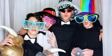 photo booth, photo booth fun, entertainment, props, dj al martinez, proms, weddings, corporate