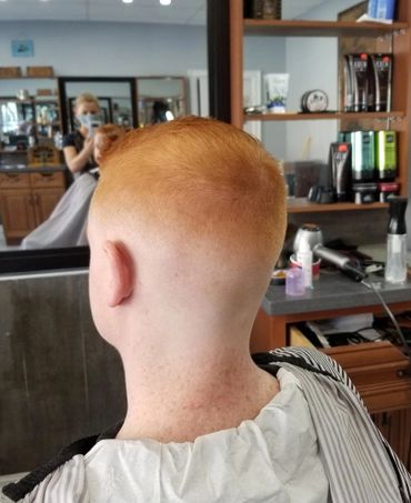 Bald fade haircut
