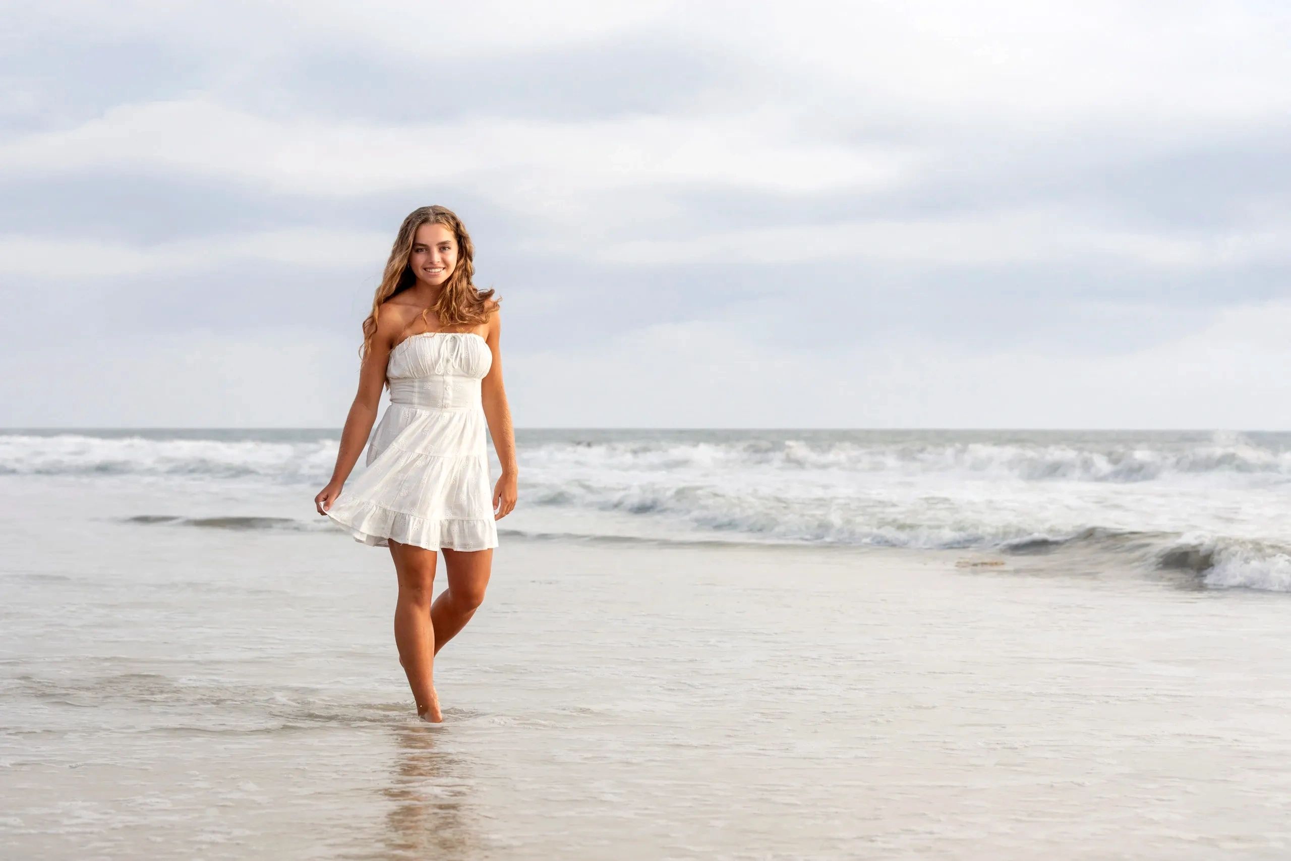 High school senior beach portraits in San Diego, Solana Beach, Del Mar, and Coronado.
