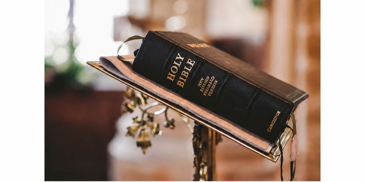 A view of the Holy Bible