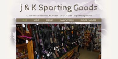 J&K Sporting  Goods Website