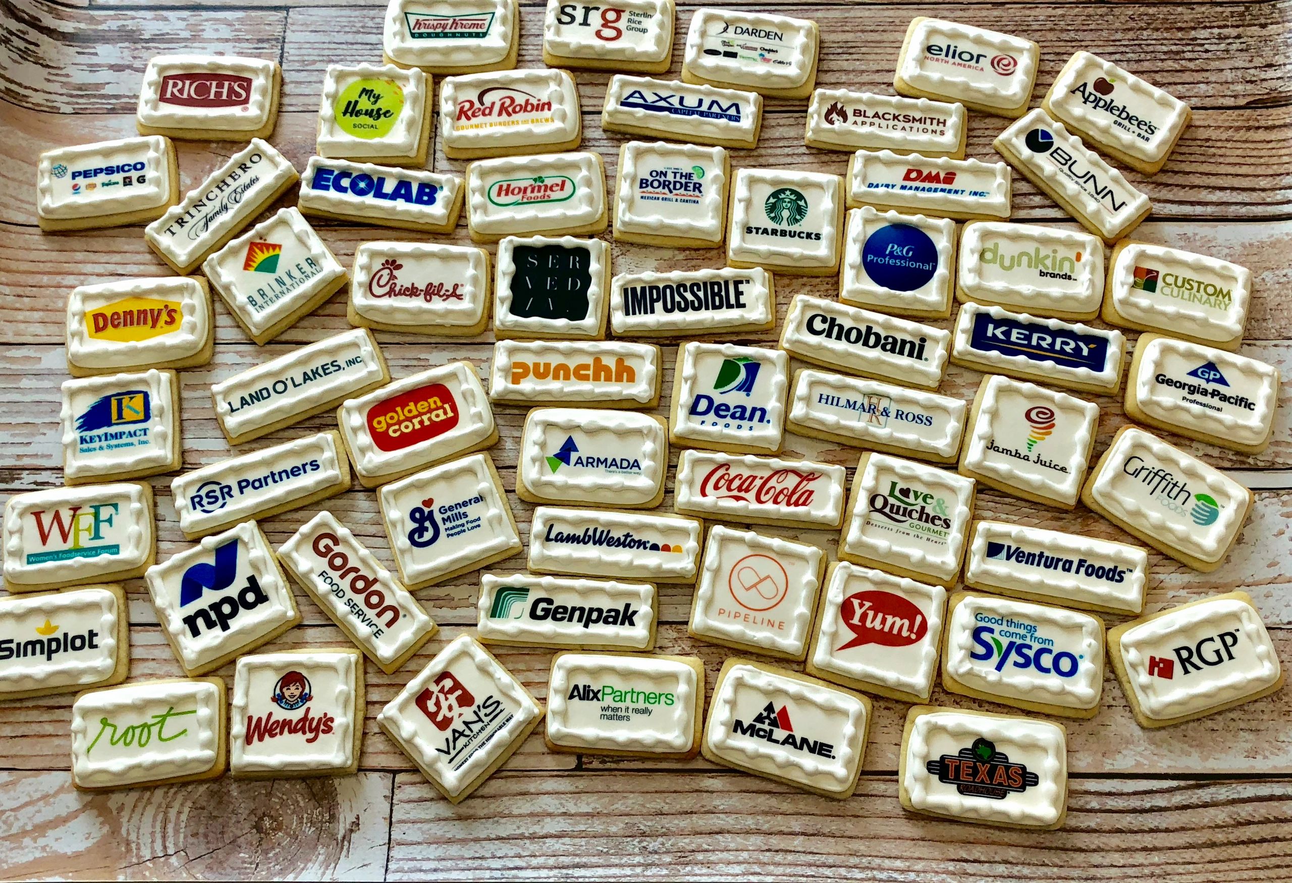 Dallas Custom Cookies Custom Decorated Cookies, Logo Cookies