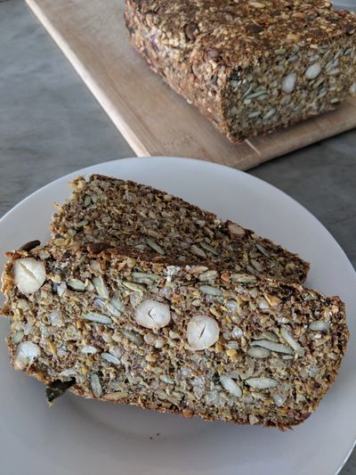 Gluten free Nuts and seeds bread
