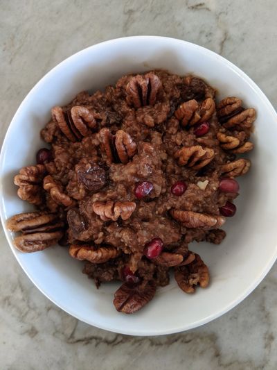 Chocolate walnuts pecans oatmeal gluten free