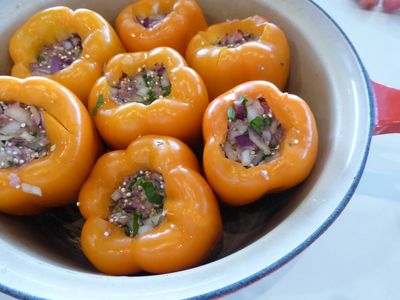 Bell Peppers Stuffed with Meat