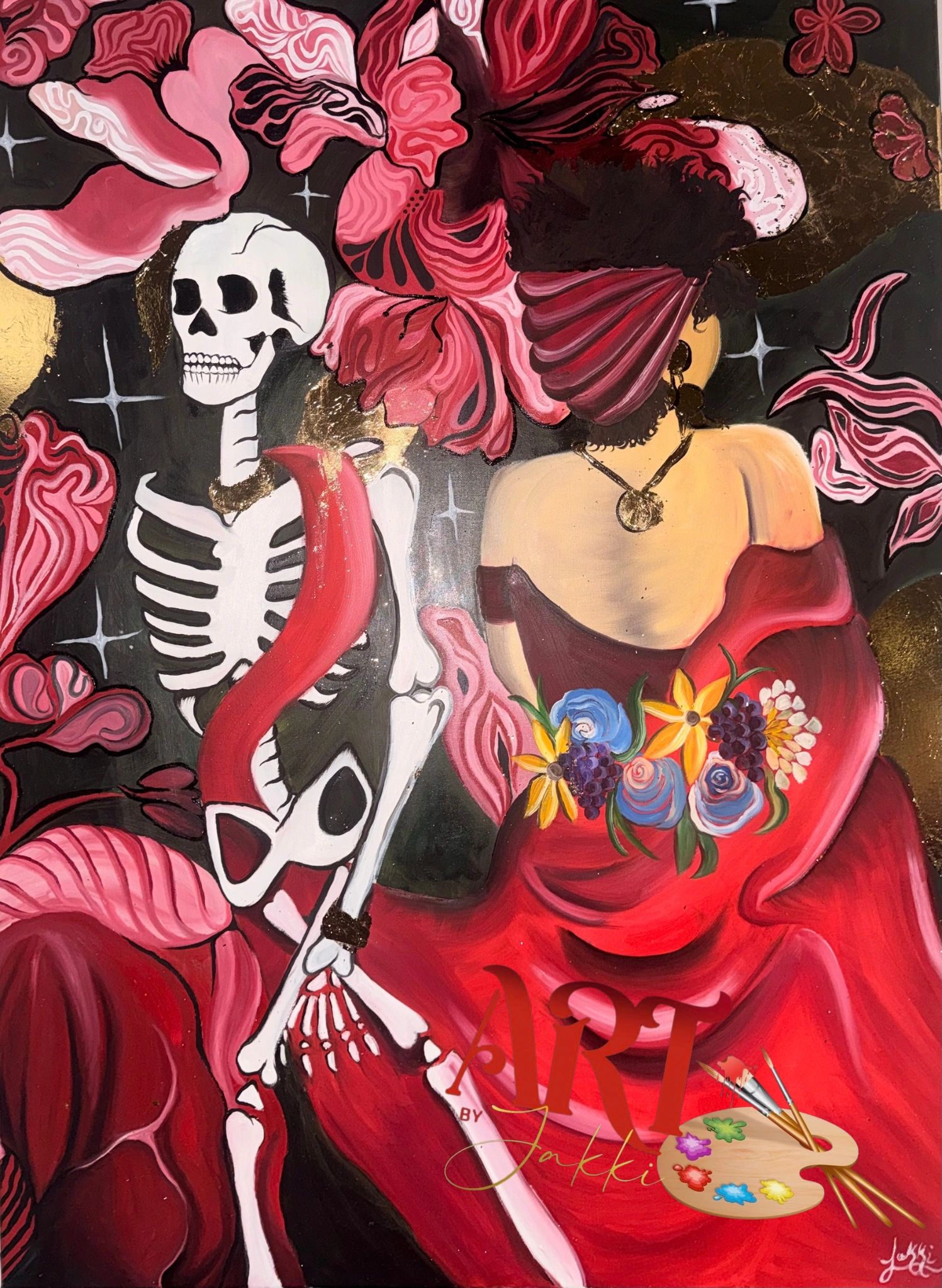 Oil Painting on a 36x48 inch Canvas