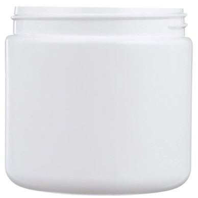16oz White HDPE Plastic jar Container 89mm-400