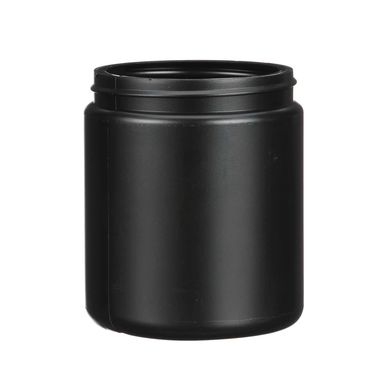 20oz Black HDPE Plastic Jar Container 89mm-400
