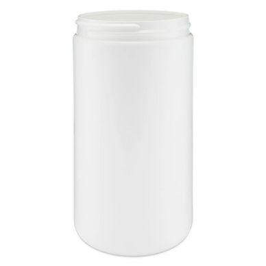 32oz White HDPE Plastic jar Container 89mm-400