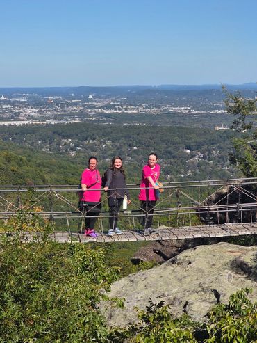 The Girls on a high bridge