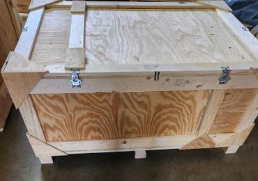 Custom wood crate