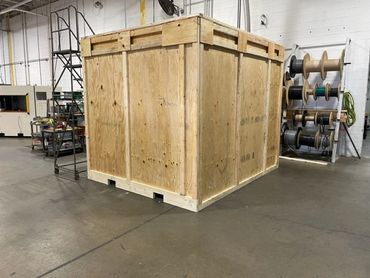 On-site wood crating