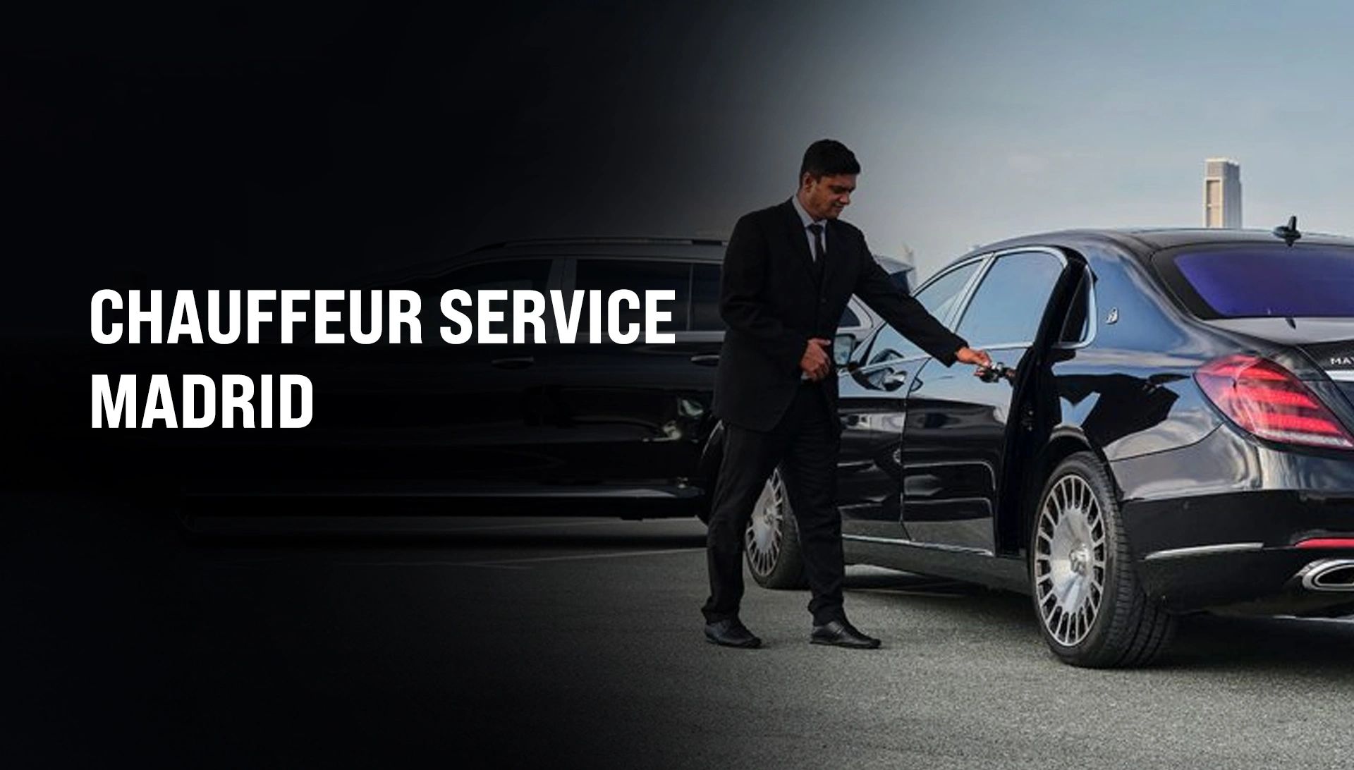 Coche con chofer madrid, chauffeur service madrid, rental car with driver in madrid