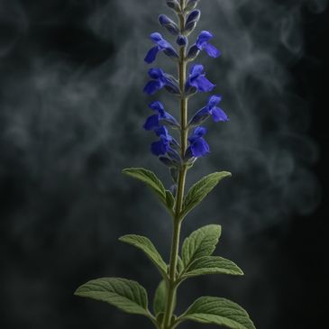 sandalwood incense grounding calm focus reflection earthy aroma spiritual balance soothing smoke