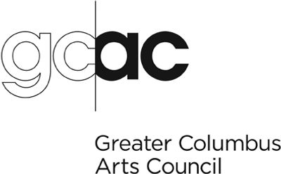 Greater Columbus Arts Council logo. Recognizing the funding received through them.