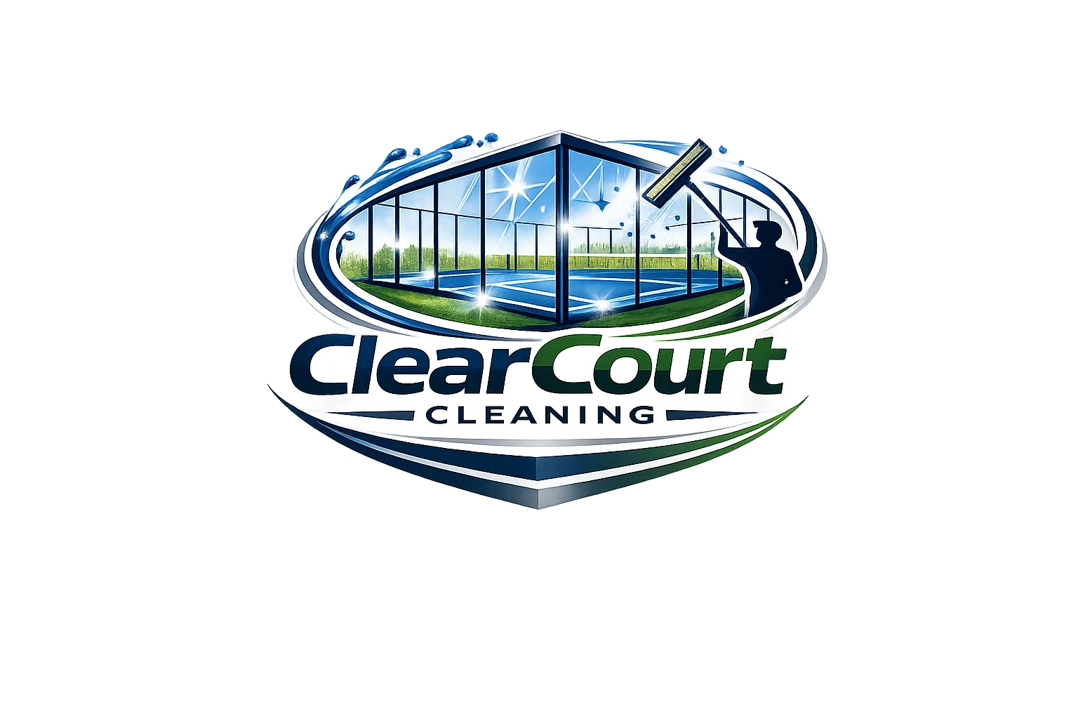 Logo of ClearCourt Cleaning
