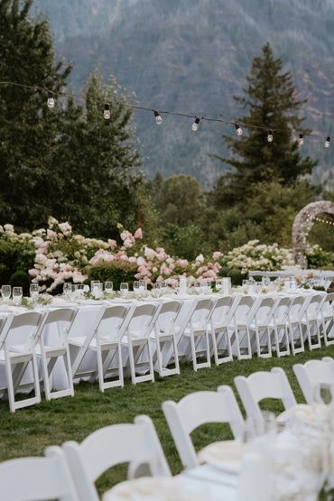 wedding reception display