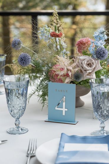 guest table for mountain wedding