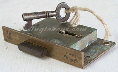 SE Lock and Key Antique Lock