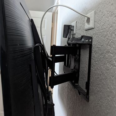 full motion tv wall mount bracket installation