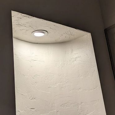 recessed lighting installation
