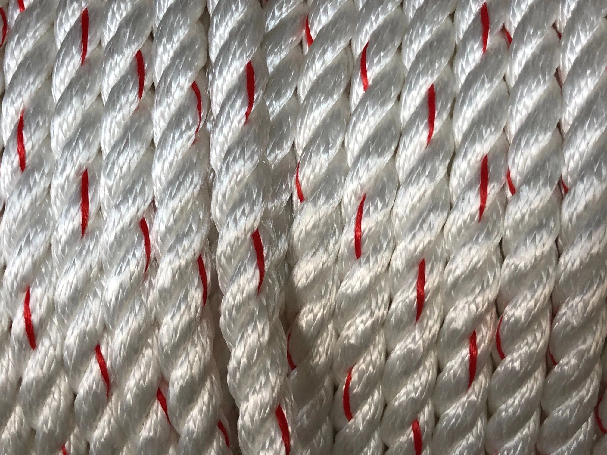 White Poly-Dacron Rope Ladder Material