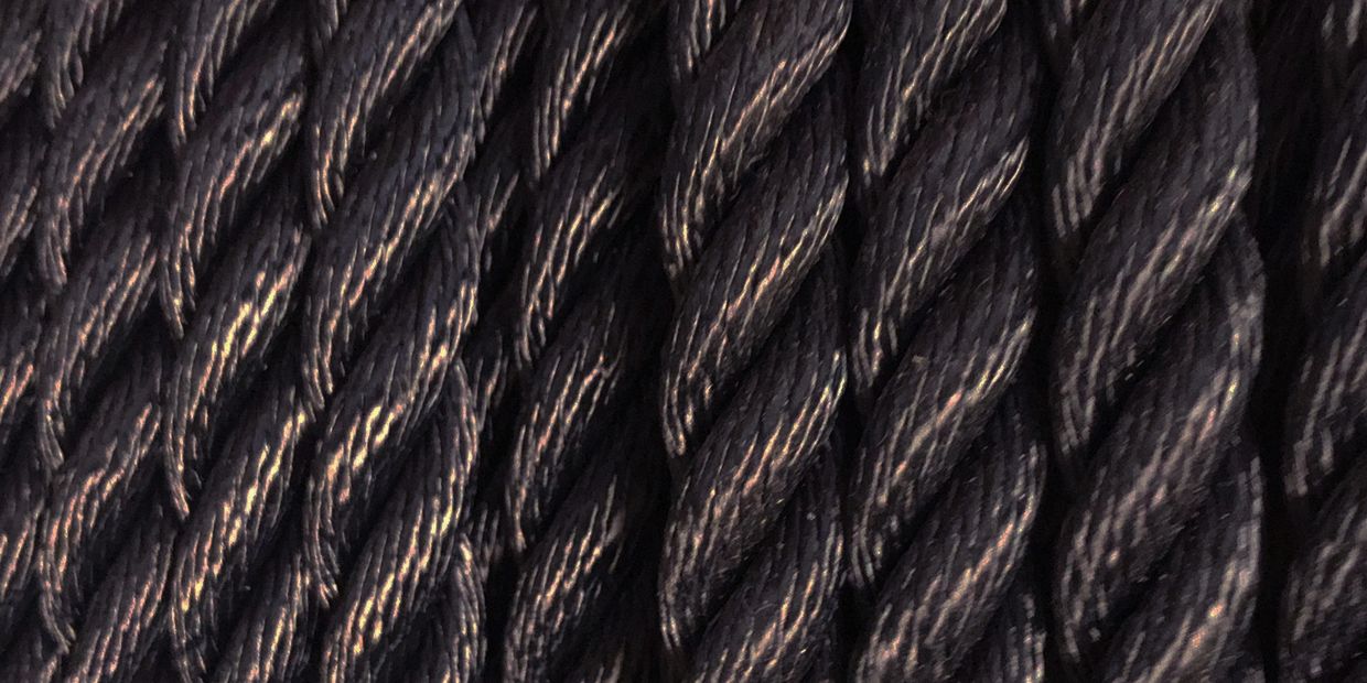 Black Nylon Rope Ladder Material