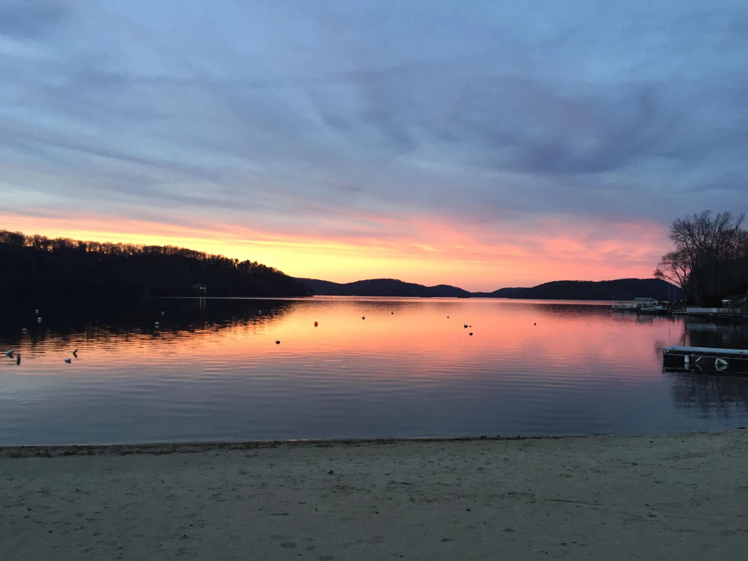 Candlewood Lake Beach Sunset lake life brookfield new milford new fairfield sherman bethel redding 