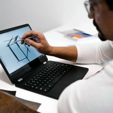 Working from home with tailored internet service.