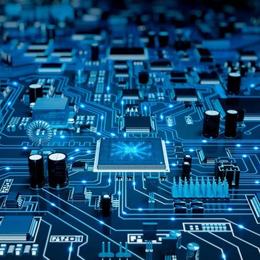 Picture of a PCB. Static IPs when you need them from your local internet service provider.
