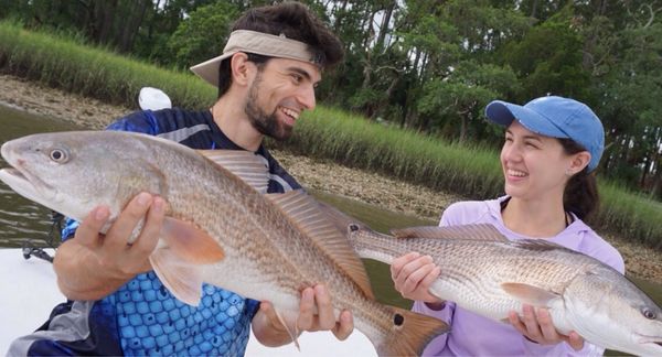 Doubled up redfish
