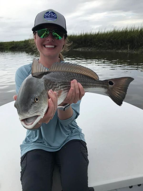 Mary Beth from Athens, Georgia caught this big redfish