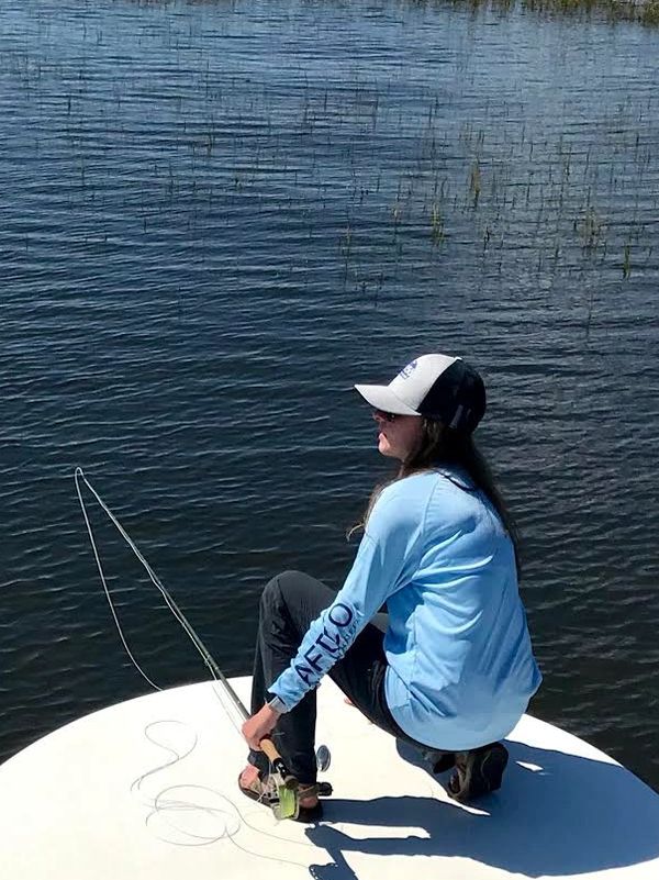 Fishing the flood tide marsh flats for tailing redfish
