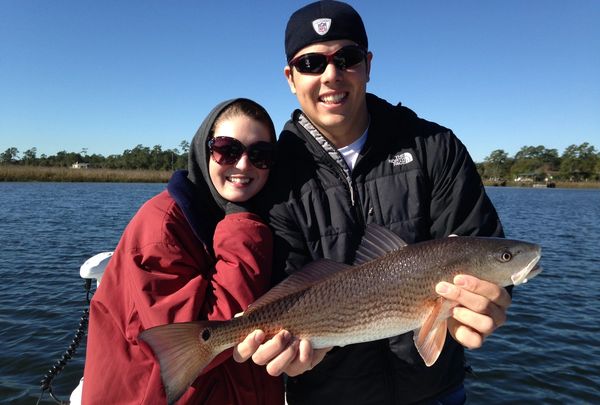 Winter inshore fishing charter