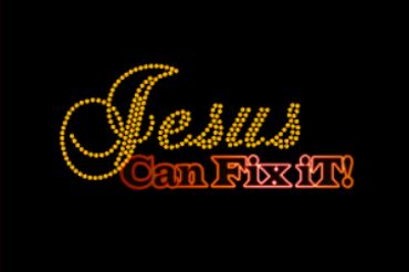 Spiritual Custom T-Shirt Design, Jesus Can Fix it!