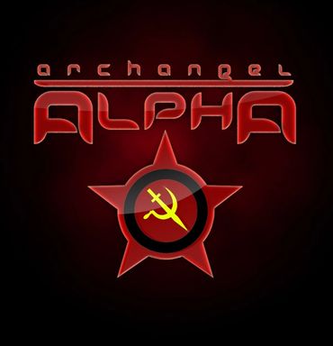 Promotional logo for the sci-fi feature film "Archangel Alpha".