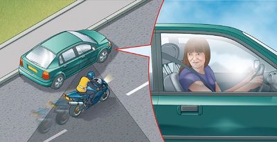  A blind spot is an area that you cannot see using your mirrors. when you are driving a car, the are