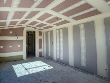 Interiors plastering, wall restoration, gib fixing