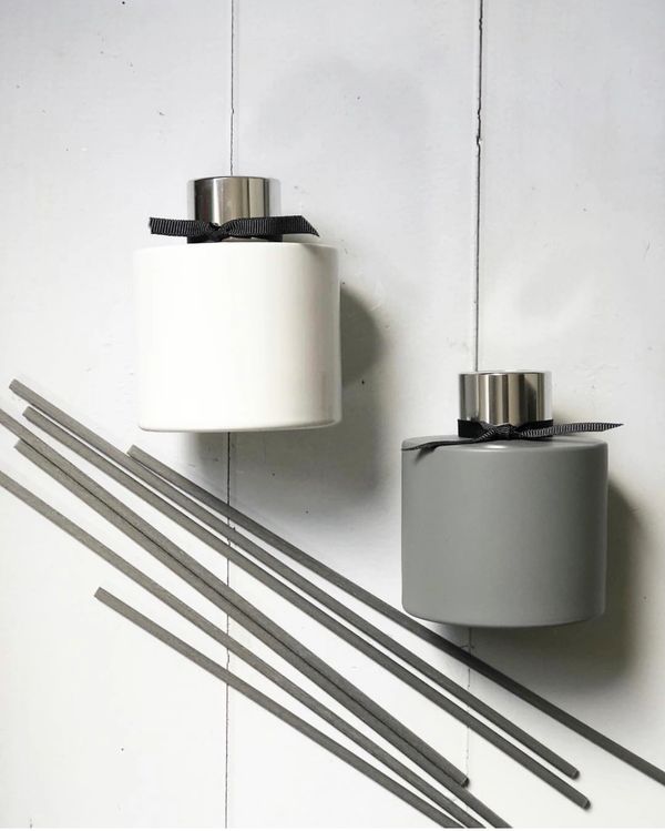 White and grey diffusers