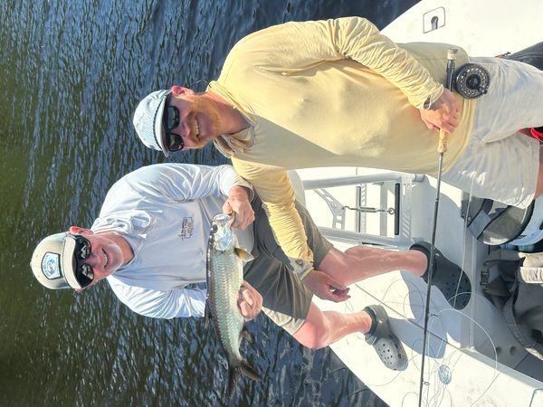 One of my favorite father and son trips, and getting his dad his first tarpon was the cherry on top.