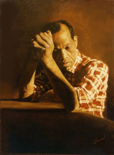 Faith canvas print painting by Bernard Art