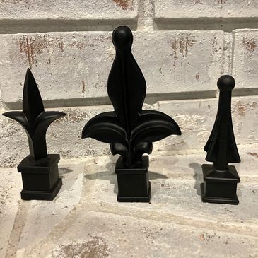 Iron Fence Company Contractor Installer Builder Dallas - Fort Worth finial choices